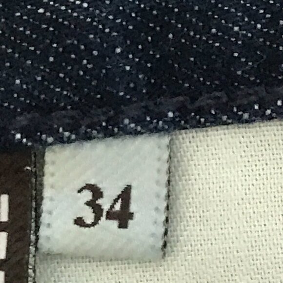 7 For all Mankind Standard Jeans Men 34x34 Blue Mid Rise Button Fly Stretch - Picture 4 of 15